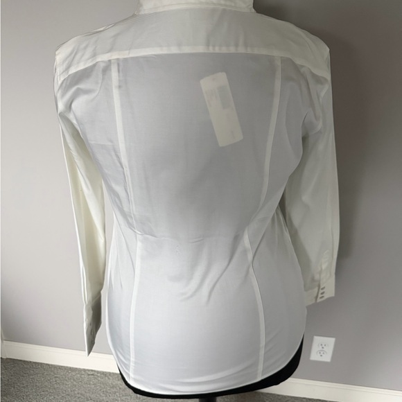 Chico's White Button-Down Blouse - Picture 2 of 6
